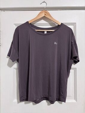 Under Armour Women's Short Sleeve Performance Tee - purple/gray